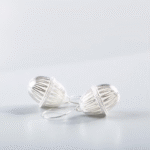 Silver Lantern Tribal Dangle Earrings – Handmade Ethnic Jewelry - Image 4